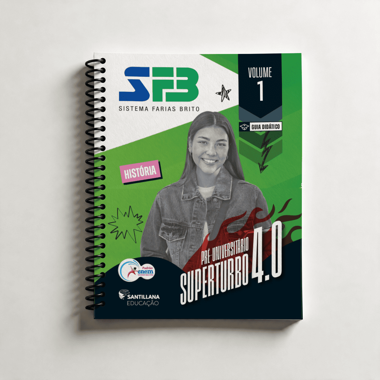 Capa do livro de História