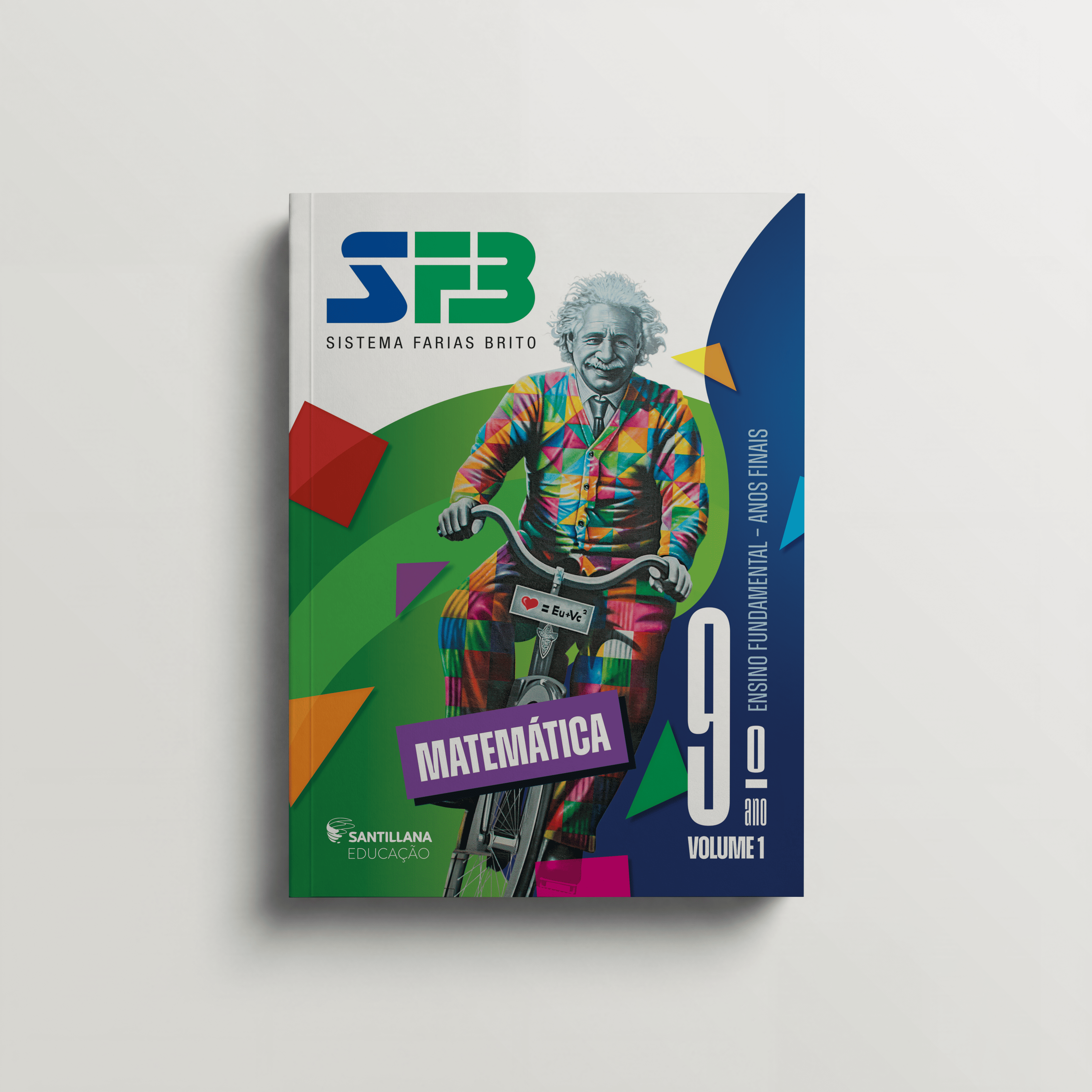 Capa do livro de Matemática