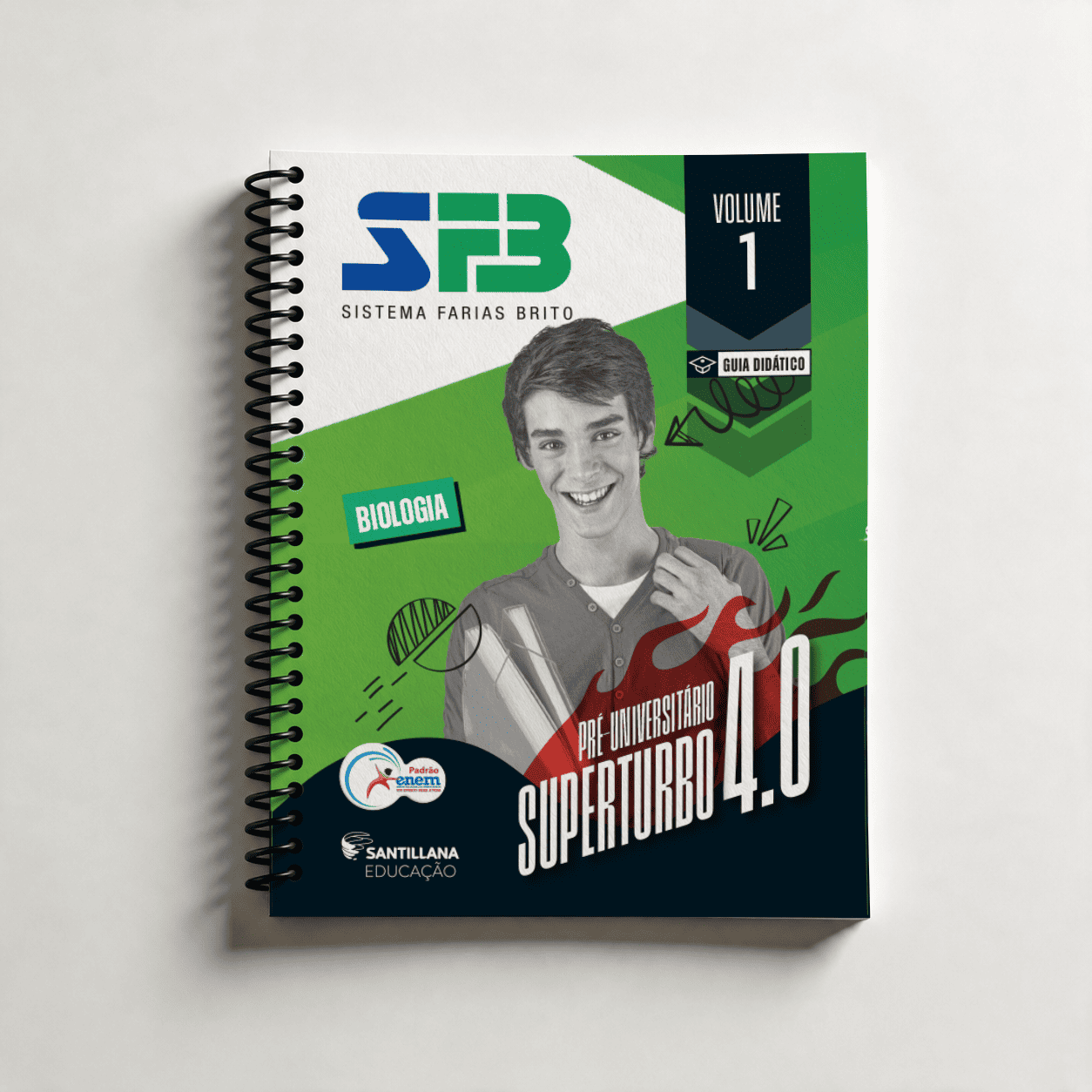 Capa do livro de Biologia