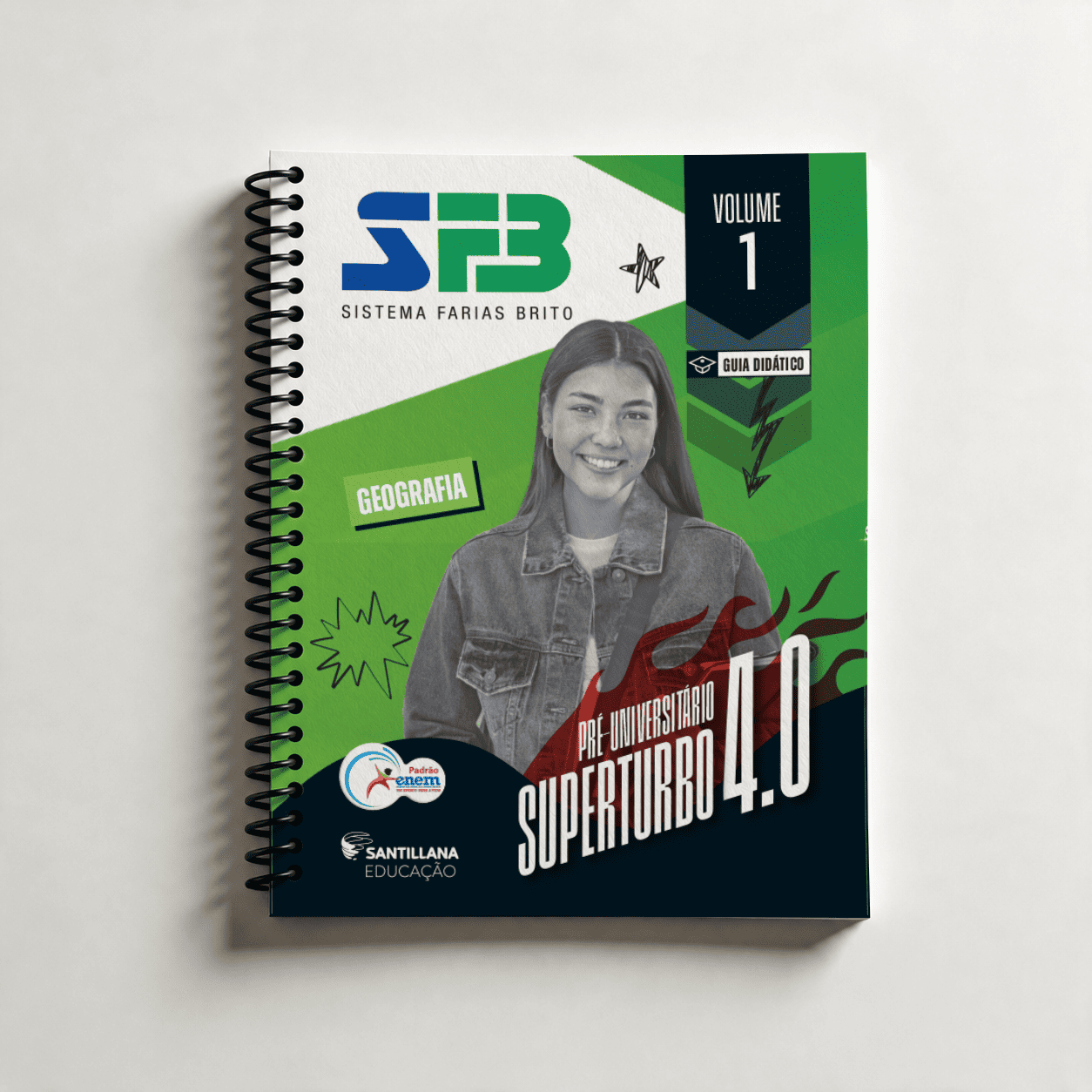 Capa do livro de Geografia